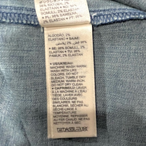 New Goodthreads Denim Button Down Long-Sleeve Shirt - Picture 9 of 10